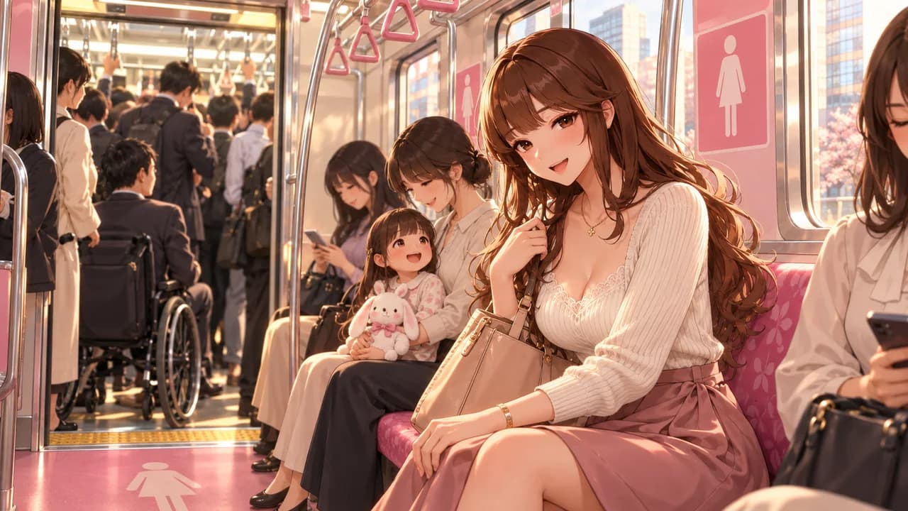 일본 전철의 '여성 전용 칸' 운영 시간 - 여행·관광 일본 문화
