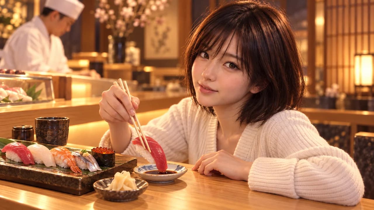 스시 간장은 밥(샤리)이 아닌 생선(네타)에 묻힌다 - 음식·미식 일본 문화