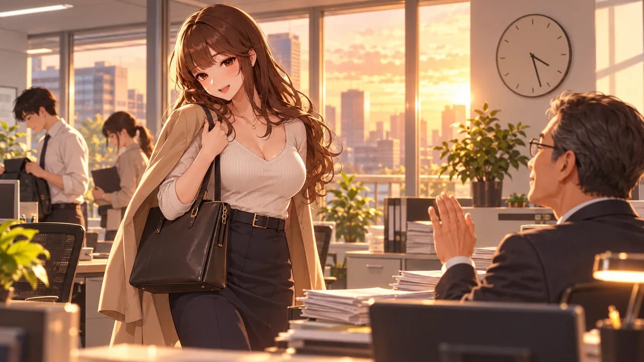 퇴근 시 상사에게 눈치를 보지 않는 2030 문화 - 사회·직장 일본 문화