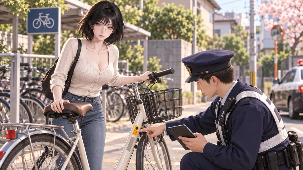 자전거 전용 번호판과 도난 방지 의무 등록제 - 생활·습관 일본 문화